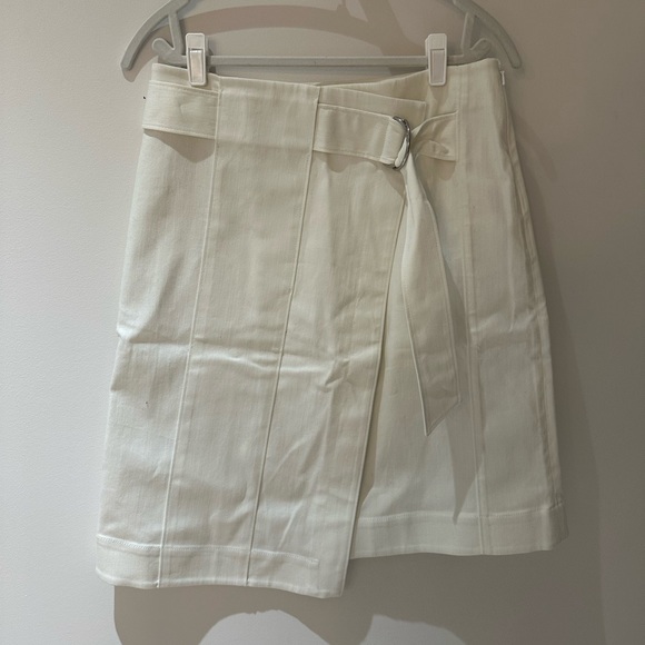NWOT Tory Burch White Denim Skirt Denise | Sz: 6 - Picture 5 of 8